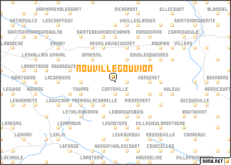 map of Nouville-Gouvion