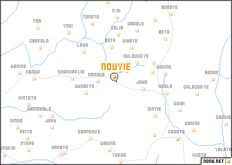 map of Nouyie