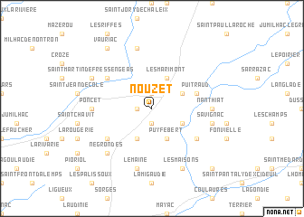 map of Nouzet