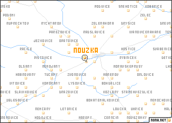 map of Nouzka