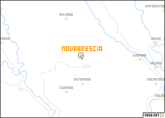 map of Nova Bréscia