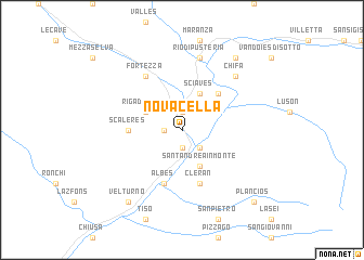 map of Novacella