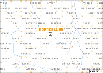 map of Novacelles