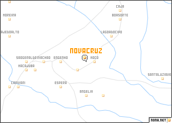map of Nova Cruz