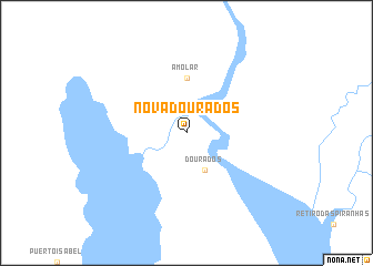 map of Nova Dourados
