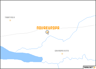 map of Nova Europa