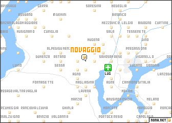 map of Novaggio