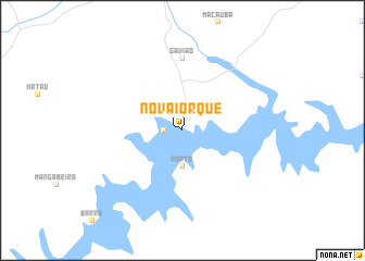 map of Nova Iorque