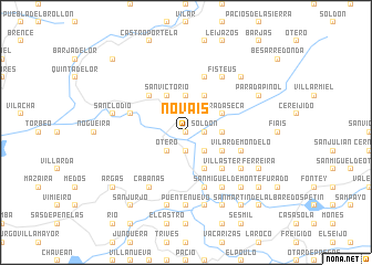 map of Nováis