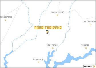 map of Nova Itapirema
