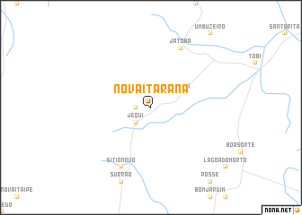 map of Nova Itarana