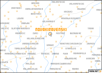 map of Novaki Ravenski