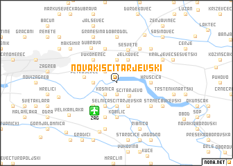 map of Novaki Šćitarjevski