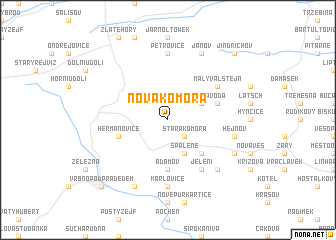 map of Nová Komora