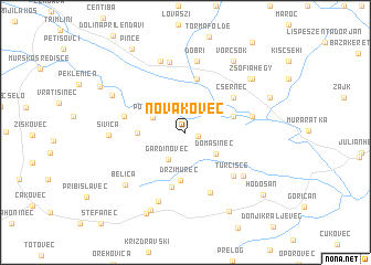 map of Novakovec