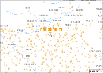 map of Novakovići