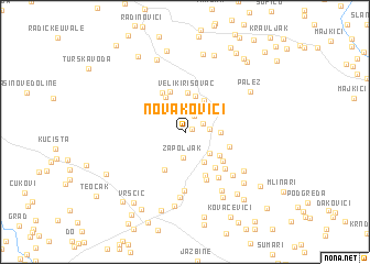 map of Novakovići