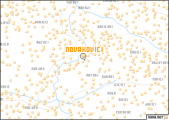 map of Novakovići