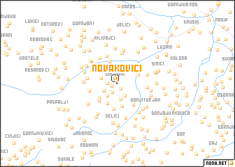 map of Novakovići