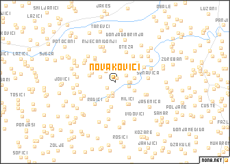 map of Novakovići