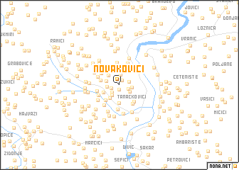 map of Novakovići