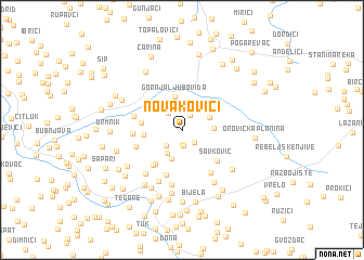 map of Novakovići