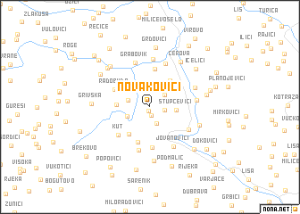 map of Novakovići