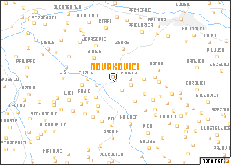 map of Novakovići