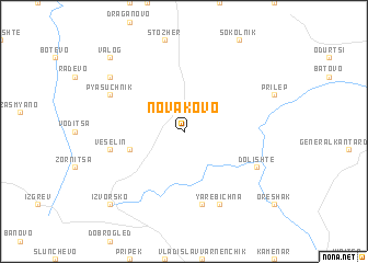 map of Novakovo