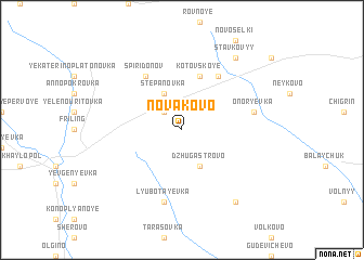 map of Novakovo