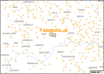 map of Nova Kršlja