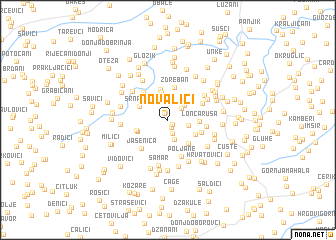 map of Novalići