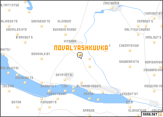 map of Nova-Lyashkuvka