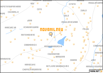 map of Nova Milreu