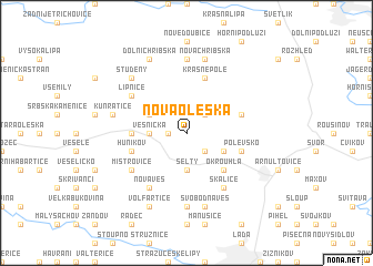 map of Nová Oleška