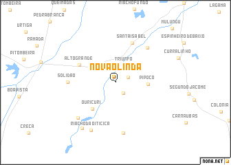 map of Nova Olinda