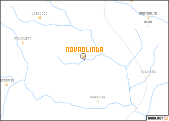 map of Nova Olinda