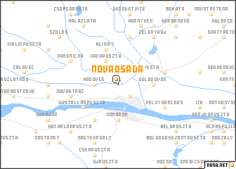 map of Nová Osada