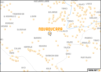 map of Nova Ovčara