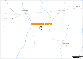 map of Nova Palmira