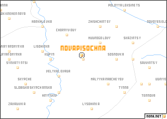 map of Nova Pisochna