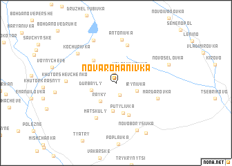 map of Nova Romanivka