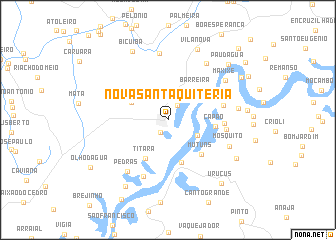 map of Nova Santa Quitéria