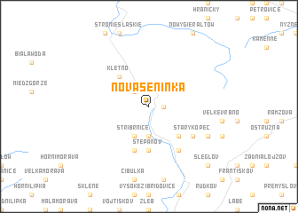 map of Nová Seninka