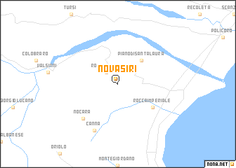 map of Nova Siri