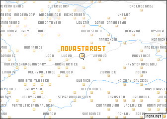 map of Nová Starost