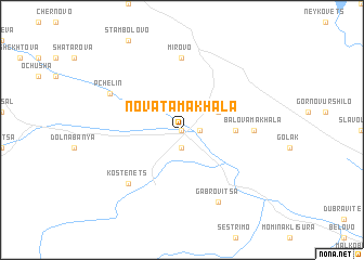 map of Novata Makhala