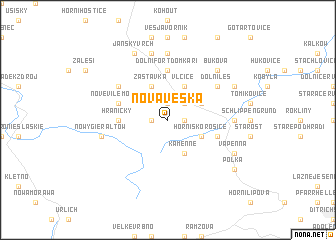 map of Nová Véska