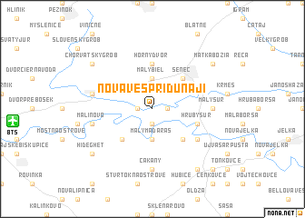 map of Nová Ves pri Dunaji