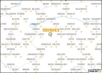 map of Nová Ves
